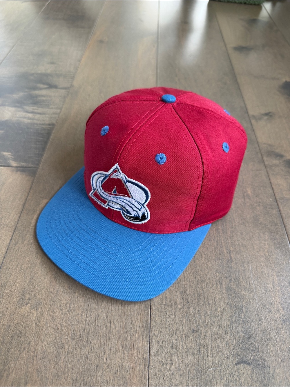 Vintage 90s Colorado Avalanche NHL Logo 7 SnapBack Hat
